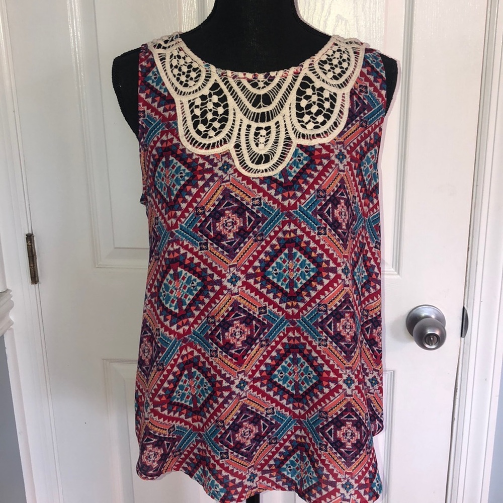 Lightweight, sleeveless summer blouse